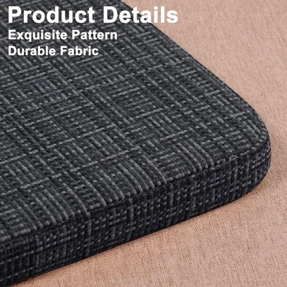 NWT Shinnwa Kitchen Chair Cushions Set Of 2 Windsor Seat Cushions 16.5,x15.5x 2” - Picture 2 of 13